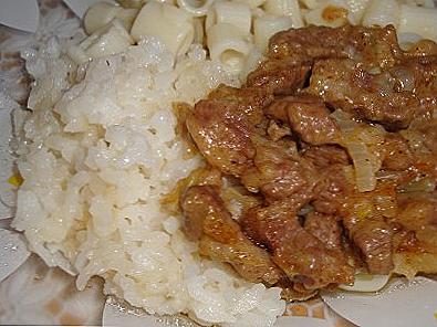 Hovězí stroganoff / Vaření