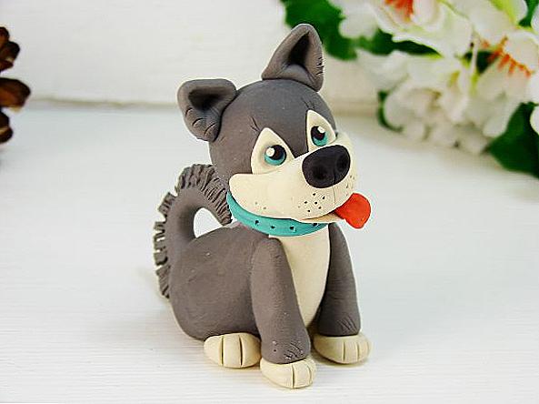 Plasticine husky / Domov a rodina