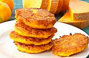 Pumpkin fritters na kefiru / kulinarstvo