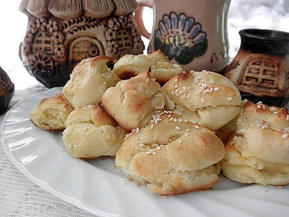 Profiteroles s bramborovou a sýrovou náplní / Vaření