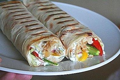 Shawarma s klobásou / Vaření