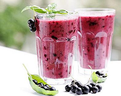 Smoothie z czarnej porzeczki / Gotowanie