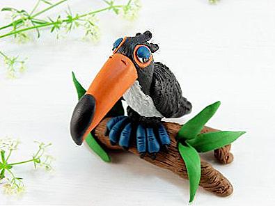 Plasticine toucan / Domov a rodina