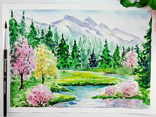 Proljetni akvarel / Dom i obitelj