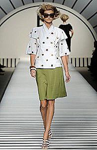 Ženska oblačila Fendi - kolekcija spomladi-poletje 2012 / Moda in stil